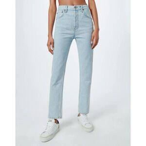 Re/Done 50s Cigarette Jeans in Aged Light Wash Size 31 NWT